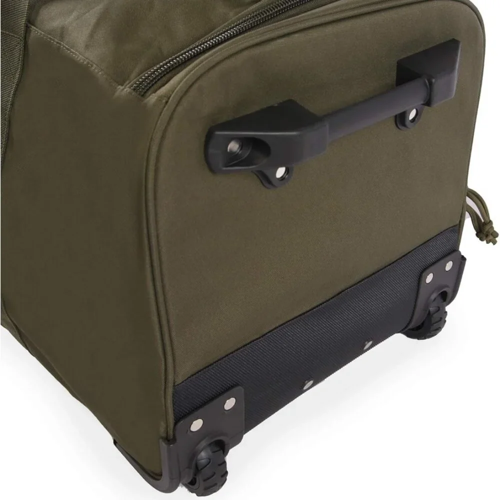 Highland Tactical Squad Rolling Duffel Bag Dark Green